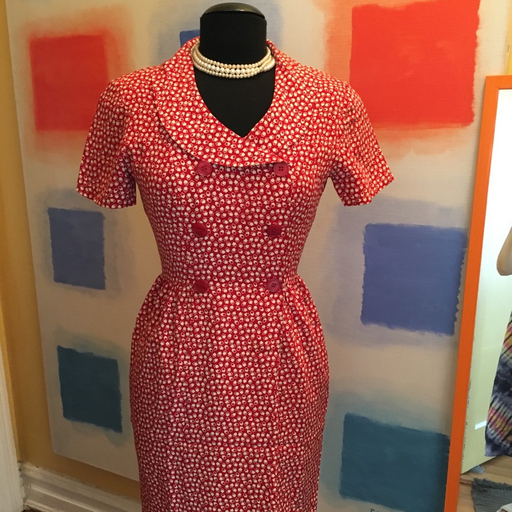 Silk Dress Vintage Mod Fashion* only $20!